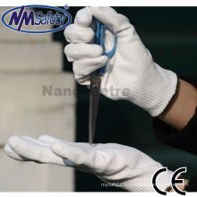 NMSAFETY anticut pu glove cut resistance level 3 gloves on sale